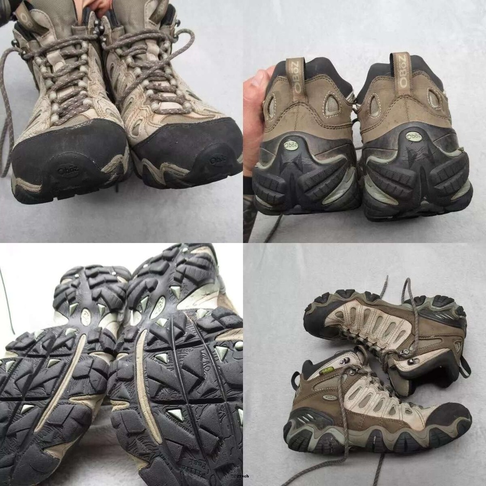 Oboz‎ Shoes Women 9 Brown Sawtooth II B Dry Waterproof Boots Hiking Lace Up